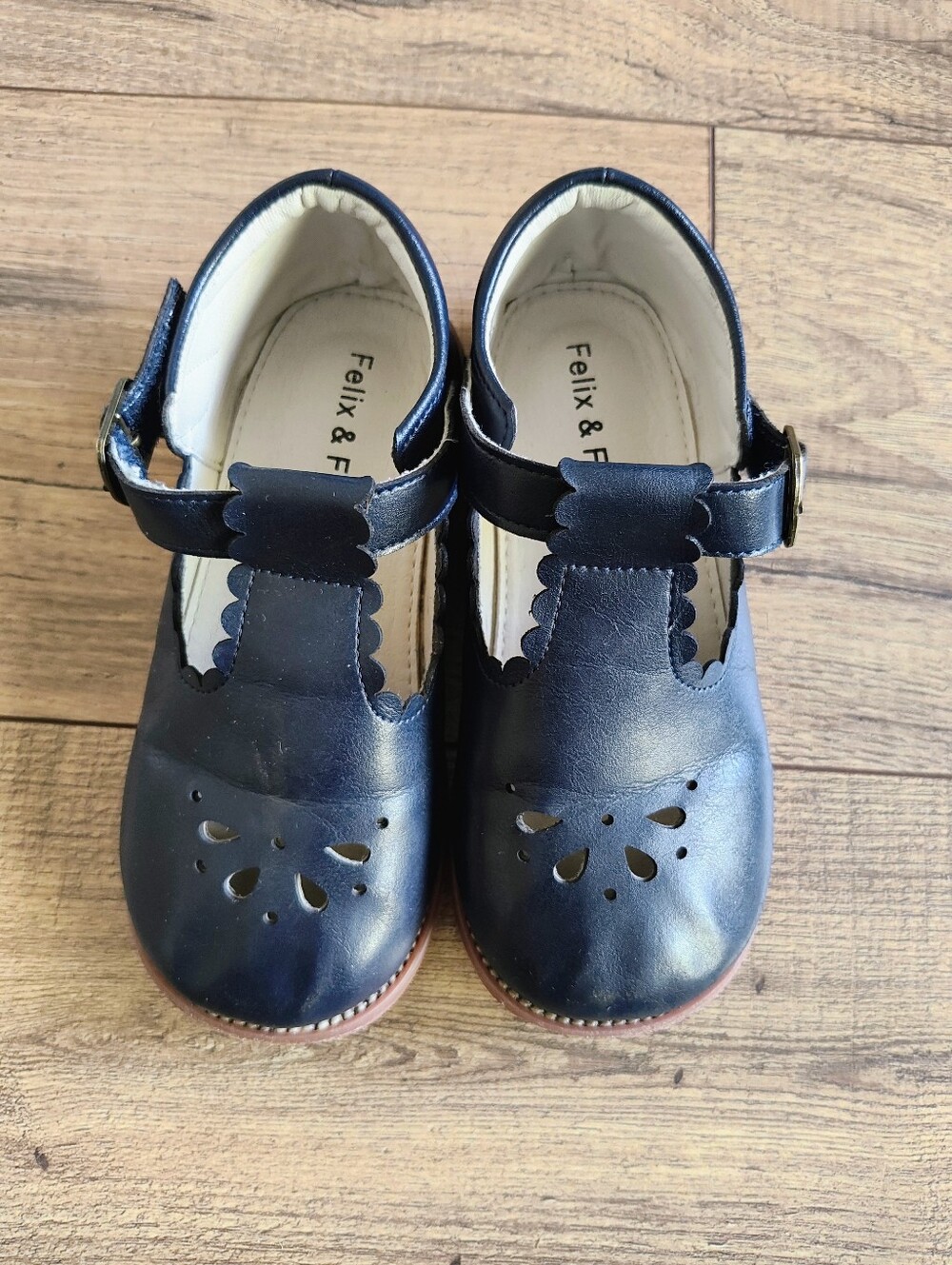 Felix & Faye Girls Navy Mary Jane Dress Shoes